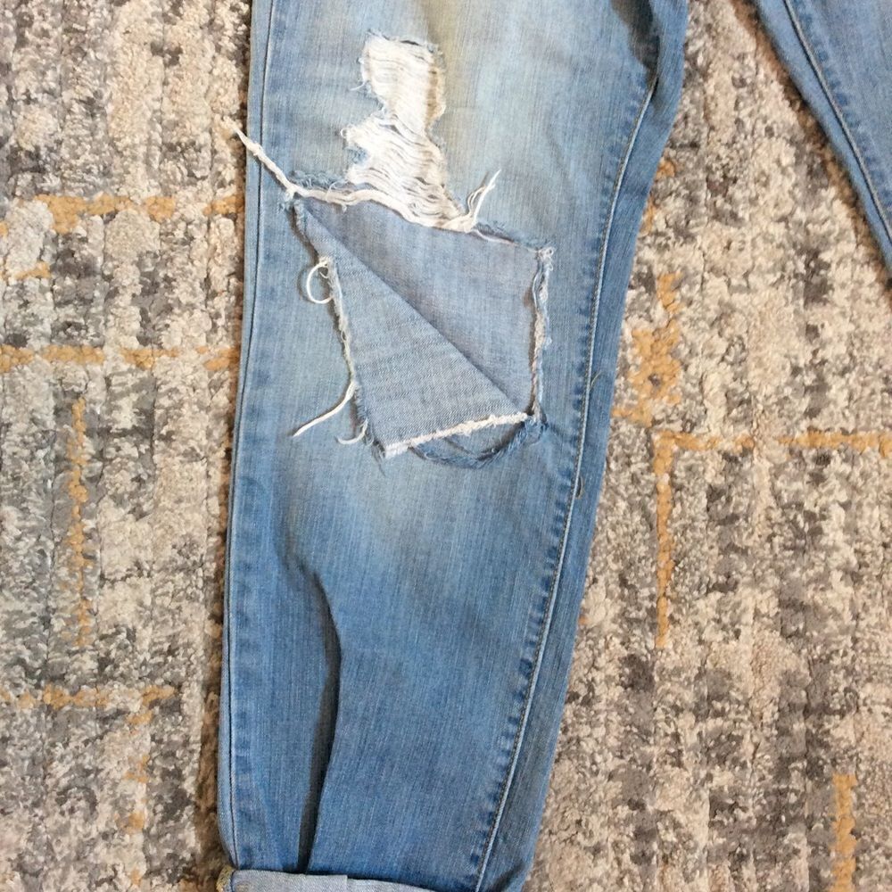 LEVI’S Y2K CUFFED BOYFRIEND JEANS! SIZE 7 - Picture 6 of 10